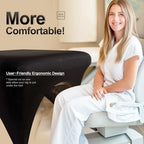 Spa Bed Cover Professional Lash Bed Cover Stretchy Massage Table Cover Beauty Bed Protective Topper, Excellent for Lash Extension, Spa, Massage, Beauty Salon, Wax, Tattoo Bed and Table (Black)