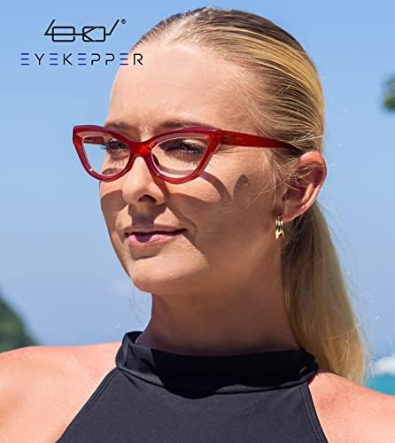Eyekepper 4-Pack Cat-eye Style Reading Glasses for Women Chic Readers