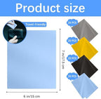 80 Pack Microfiber Cleaning Cloth for Glasses, Multi-Color Eye Glasses Cleaning Cloth Bulk 6"x7" Microfiber Cleaner Lens Cloths for Eyeglasses, Camera Lenses, TV Screens, Cell Phones and Laptops