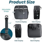 Wheelchair Backpack Bags, Wheelchair Accessories Bag with Cup Holder, Large Storage Pouch Bag with Reflective Stripe and Shoulder Strap for Electric Wheelchair, Mobility Scooter, Manual Wheelchair