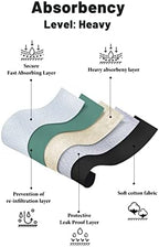 POKARLA Women's High Absorbency Period Cotton Underwear Heavy Flow Leakproof Panties(Regular&Plus Size)