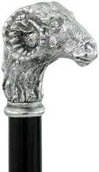 Italian Handmade Walking Stick – CAVAGNINI Personalized Solid Wood Cane – Elegant Gift for Men, Women, or Wedding – Premium Pewter Handle – Made in Italy