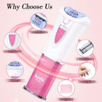 Skin Epilator, 2026 New Skin Hair Remover for Face, Glamorous Skin Epilator for Women, with 9 Tweezers and LED, Facial Hair Removal for Face, Lips, Arms, Underarms, Legs and Bikini