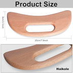 enttgo Body Gua Sha Tool Wooden Lymphatic Drainage Tool,Guasha Massage Tools for Anti Cellulite and Relieve Muscle Fatigue,Wood Therapy Massage Tools for Neck Back Face Leg Facial (A-Wood1)