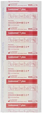 BSN Medical Leukomed T Plus Absorbent Film Wound Dressing, Sterile, 4" x 11.8", Box of 50