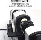 Manual Optical Lensmeter, Portable Focimeter Optometry Machine with External Reading, Measuring Range 0 to ±25D, External Reading 0.125D, Accurate Measurement for Optical Shops, Optician Centers