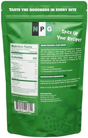 NPG Sichuan Green Peppercorns 4 Oz, Mouth-Numbing Spice, Strong Szechuan Pepper Flavor, Essential for Chinese Sichuan Cuisine, Mapo Tofu, Kung Pao Chicken