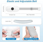 Portable Heating Pad for Period Cramps: Cordless Menstrual Heating Pad with 3 Heat Levels and 3 Massage Modes, 3s Fast Heating for Women and Girl White