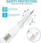 SenseYo 200 Pcs Disposable Digital Thermometer Probe Covers Sleeve Clear Temperature Sheath Sleeves Cover for Oral, Armpit, Rectal Thermometer