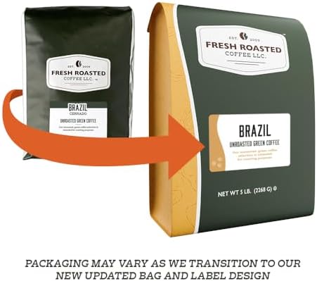 Fresh Roasted Coffee, Unroasted Ethiopian Yirgacheffe Kochere, Kosher, 5 Pound