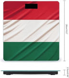 Italy Flag Weight Scale for Body Weight Digital Bathroom Scale High Capacity Accurate Digital Weighing Scales and Easy-to-Read on Backlit LCD Display