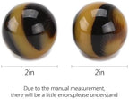 BRABUD 2'' Baoding Balls Chinese Health Stress Balls Hand Exercise Balls Wrist Strengthening 2PCS