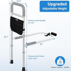 Panta Bed Rails for Elderly Adults Safety,Grey