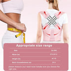 Back Brace Posture Corrector for Women, Pink, Sizs XL, Adjustable Back Straightener for Neck Shoulder Support, Scoliosis and Hunchback Relief
