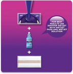 Procter & Gamble Swiffer 77809 Wetjet System Cleaning-Solution Refill, Original Scent, 1.25 L Bottle, 4/Carton