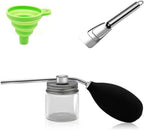 Diatomaceous Earth Applicator Garden Puffer Duster Powder Duster（Comprises a Shovel, a Hopper and a Powder Sprayer）