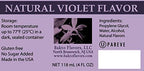 Natural Violet Flavor - 4 FL OZ