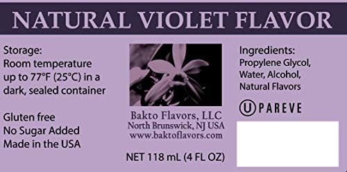 Natural Violet Flavor - 4 FL OZ