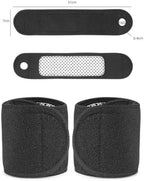 Wrist Brace, 1 Pair Magnetic Wrist Compression Wrap Braces for Men Women, Adjustable Wrist Support Wraps Wrist Straps Bands for Fitness Weightlifting, Carpal Tunnel, Arthritis, Tendonitis, Pain Relief