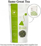 SUGIMOTO TEA Japanese Kukicha Stem Green Tea Bags 20 Count