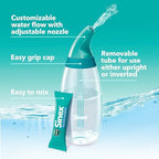 Vicks Sinex Saline Nasal Rinse Starter Kit, Drug Free Saline, Flush Out Mucus and Allergens, Fast & Effective Relief for Everyday Congestion from Sinus & Allergy, 1 Bottle + 30 Refill Packets