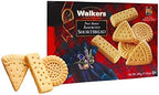 Walker's Shortbread Assorted Shortbread Cookies, Pure Butter Shortbread Cookies, 8.8 Oz Box