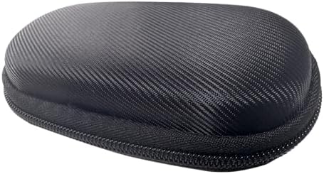 Adeway Carrying Case Compatible with Beurer BR60 / BR90 / BR10 – EVA Storage Bag with Plush Lining, Mesh Pocket, Carabiner & Hand Strap – Compact Case Only (Black)