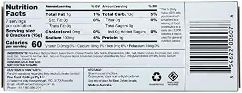 Olina's Bakehouse Wafer Crackers, Natural, Baked to Perfection, Gluten Free, 3.5 Ounce (Pack of 12)
