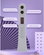 Portable Ultrasound Body Height Stadiometer, Handheld Cordless Body Height Meter Device for Children and Adults with LCD Display,Smart Digital Height Measurement Tool
