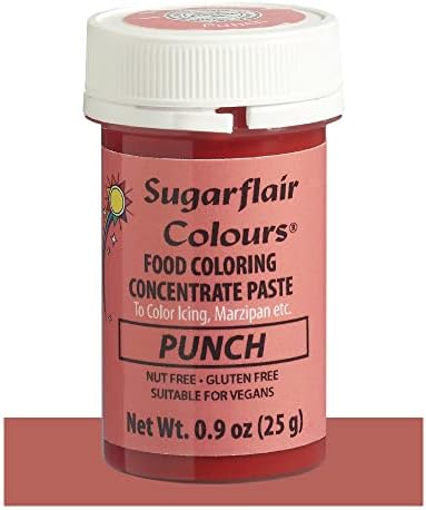 Sugarflair Food Coloring Concentrate Paste, 25 Grams Punch