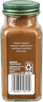 Simply Organic Ceylon Ground Cinnamon, 2.08 Ounce, Non-GMO Organic Cinnamon Powder