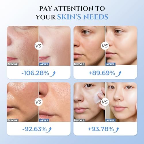 Microcurrent Facial Device - 5-in-1 Skin Tightening & Lifting Facial Machine - 5 Color Face Light Therapy Device - Professional Skin Care Tone Beauty Devices for Face, Neck, and Eye Area