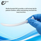 Endure Ind 30 FR Non-Adjustable Nasopharyngeal Airway 7.5 mm (NPA) – Sterile Single-Use Nasal Airway, Beveled Tip, Latex-Free, with Lubricating Jelly (2)