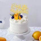 Hajj Mubarak Cake Topper Ramadan Mubarak Cake Decorations Happy Eid Muslim Islam Party Decor Eid Mubarak Festival Anniversary Party Decorstion Supplies Gold Glitter