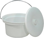 NRS Healthcare M11193 Commode Potty and Lid - Spare or Replacement Potty for Dovedale Commode