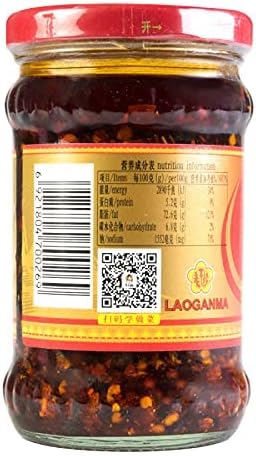 Lao Gan Ma Spicy Chili Crisp (Chili Oil Sauce) - 7.41 Ounce+ Only one NineChef Spoon