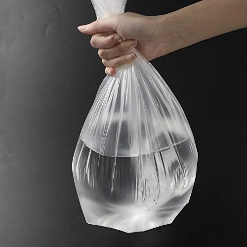 Cand Medium Trash Bags, 7 Gallon Clear Garbage Bags, 110 Counts