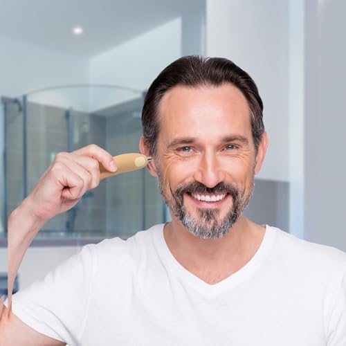 Finger Shaped Nose and Ear Hair Trimmer | Battery Operated Portable Grooming Tool for Men and Women | Funny Gag Gift, Stocking Stuffer, Novelty Travel Accessory for Discreet Hair Removal