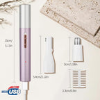2026 Rechargeable Nose and Ear Hair Trimmer for Women Men – Painless Facial and Eyebrow Hair Remover, Dual-Edge Blades, IPX7 Waterproof, Compact and Portable Electric Clipper