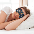 Cute Dog Sleep Mask Breathable Soft Eye Mask for Sleep for Women Men Lightweight Eye Cover for Travel, Night Work, Nap, Office