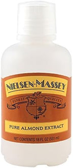 Nielsen-Massey Pure Almond Extract for Baking and Cooking 18 Ounce Bottle