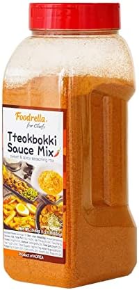 Foodrella Korean Taste Tteokbokki Rice Cake Sauce Mix, Multipurpose Sweet & Spicy Seasoning Mix for Korean Spicy Food Including Braised Spicy Chicken, Spicy Stir-Fried Pork, Rose Pasta and More