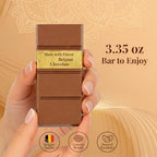 ChocCart Dubai Chocolate – Premium with Kunafa & Pistachio Filling – Viral Knafeh Chocolate Dessert Bar in Luxury Gift Box, Rich Milk (95g / 3.35 oz) - Made in Dubai (1 Pack, Hazelnut)