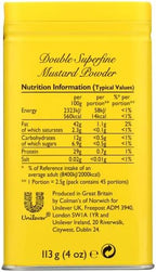 Colman's Dry Mustard Powder 4oz (Pack of 2) | Hot & Tangy | Grilling, Dips, Dressings, Marinades |