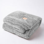 Joy Blankets Luxury Faux Fur Baby Blanket – Premium Non-Toxic Gift for Newborn & Toddler – Oeko-TEX Certified, Shed-Free, Machine Washable 30"x36" (Pacific Fog Grey)