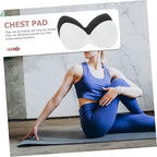 FRCOLOR 4pcs Removable Sponge Pads for Sports Bras Breathable Inserts with Skin Friendly and Reusable