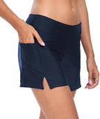 ChinFun Women's Board Shorts Swimswear Bottoms Tankini Swim Bathing Briefs Swimsuit Boardshorts Beach Trunks with Liner