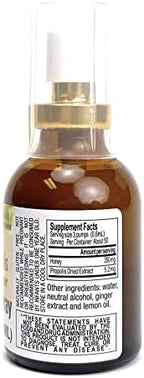 Brazilian Green Bee Propolis and Rain Forest Honey Throat Spray, Lime Ginger, 2 Bottle Pack