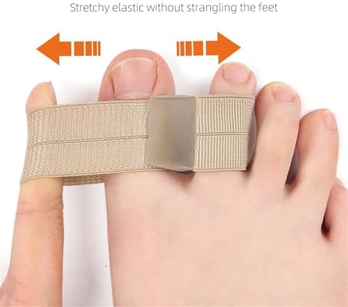 Gel Toe Spacer Separators, Bunion Correctors Hammer Toe Straighteners, Big Toe Protector Cushion Sleeves for Protecting Toes from Rubbing, Toe Alignment, Bunions, Curled Crooked Claw Overlapping Toes