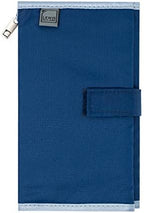 Lewis N. Clark Travel Pill Organizer, for Vitamins, Medication, Prescriptions, Or Medicine Storage, 16 Slot Pouch, Navy